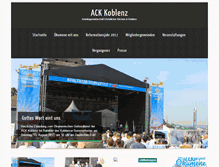 Tablet Screenshot of ack-koblenz.de